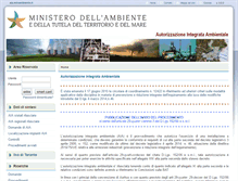 Tablet Screenshot of aia.minambiente.it