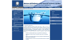 Desktop Screenshot of direttivaacque.minambiente.it